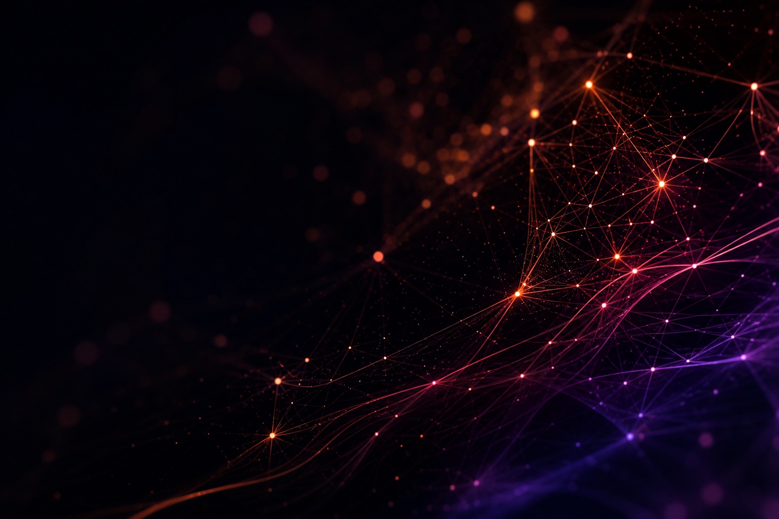 Abstract technology visualization representing connected mobile systems